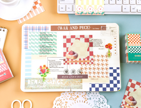 Jiyu Checkerboard Note Paper