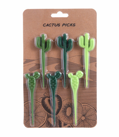 Cactus Bento Picks
