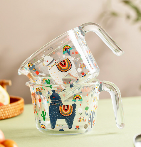 Cartoon Glass Measuring Cup