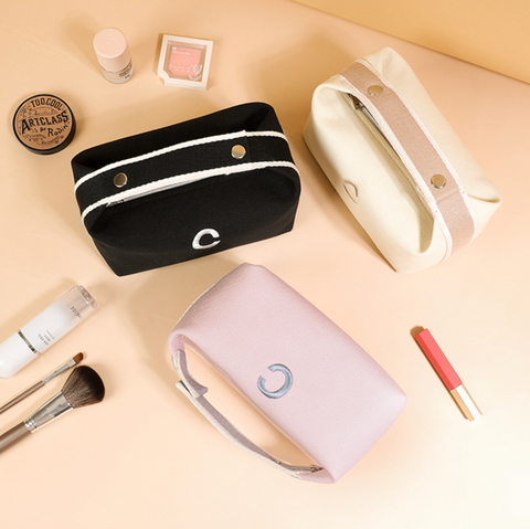 Cosmetic Button Pouch