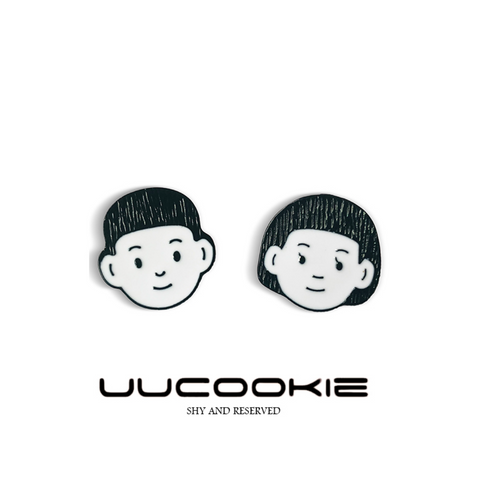 Black and White Pin