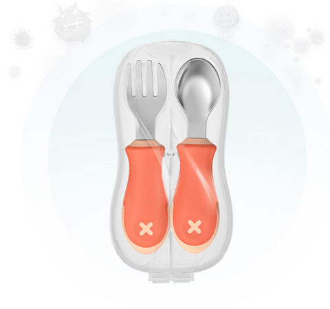 Stainless Steel Short Fork and Spoon
