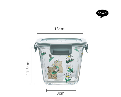 Bunny Glass Container