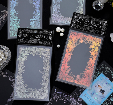 Infeel.Me PET Shiny Frame Stickers