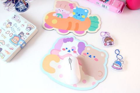 Cute Cartoon Party Mouse Pad