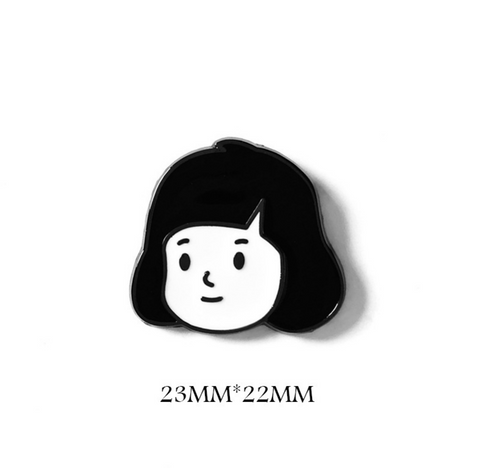 Black and White Pin