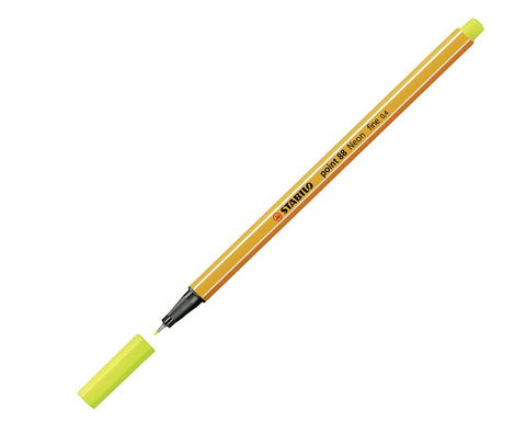 Stabilo Point 88 Neon Pen Set 6pc