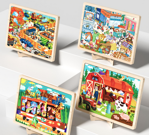 Children Wood Frame Puzzle