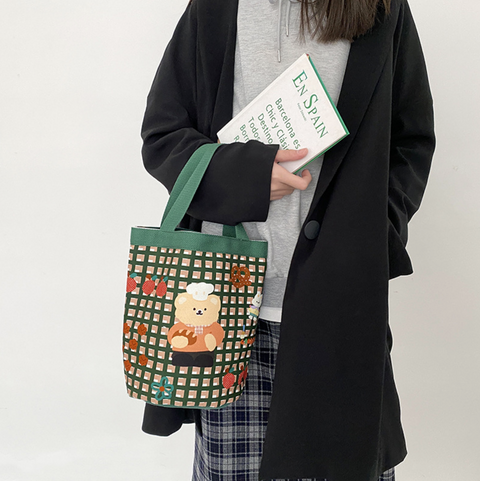Round Pattern Short Tote
