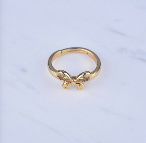 Gold Butterfly Ring