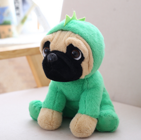 20cm Costume Pug Plush