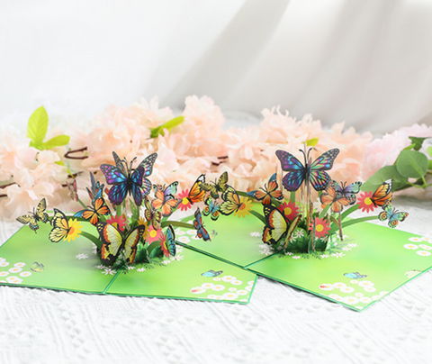 Pop Out Card Butterflies
