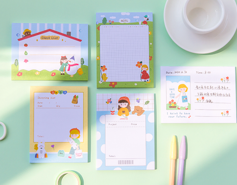 Jiyu Flora Note Paper