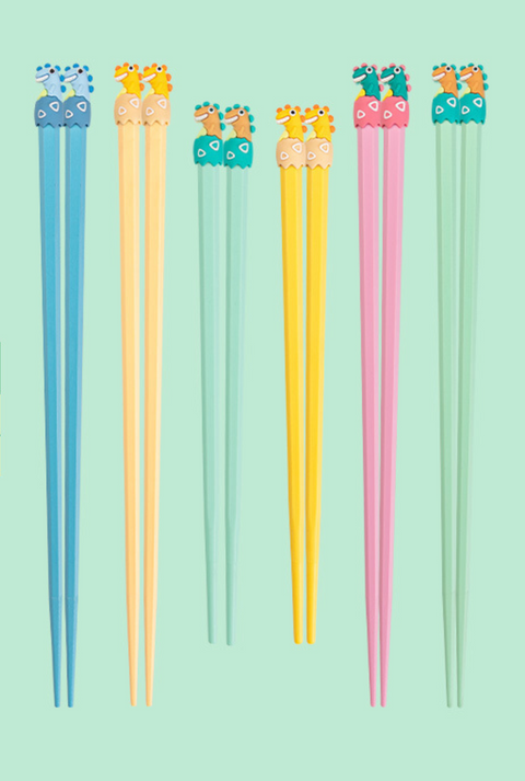 Dinosaur Family Chopsticks 6 Set 1