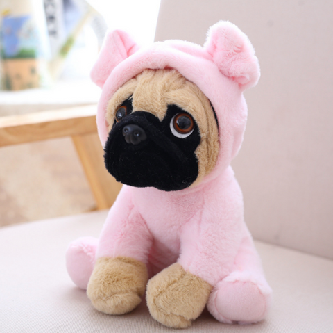 20cm Costume Pug Plush