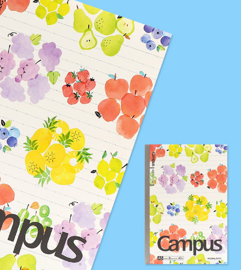 CAMPUS Fruit 8mm Dotted Line A5 Notebook 40pg