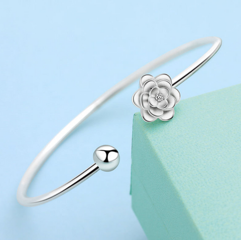 Lotus Silver Bracelet