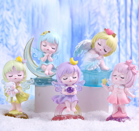 Star Moon Angel Mystery Statue