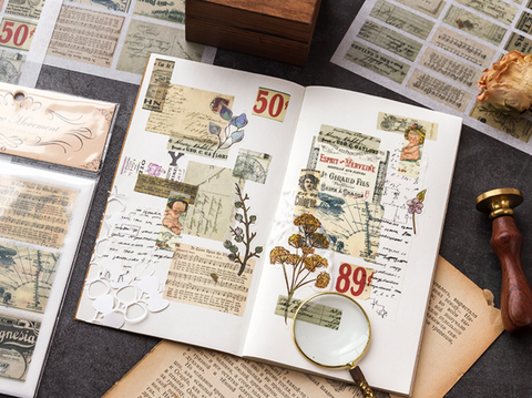 Vintage Scrapbook Sticker