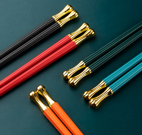 Family Chopstick Alloy 5 Set