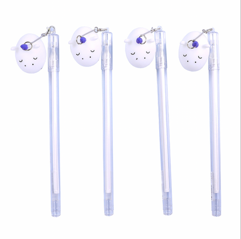 Derpy Unicorn Black Gel Ink Pen 0.5mm