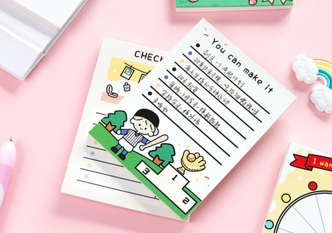 Cute Girls Memo Pads
