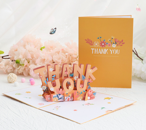 Pop Out Card Thank You