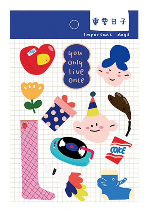 Jiyu Magic Farm PET Stickers