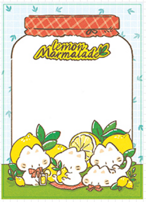 Cute Cat Note Paper