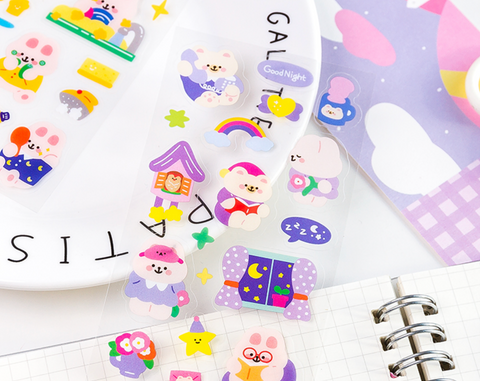 Jiyu Jelly Bear Stickers