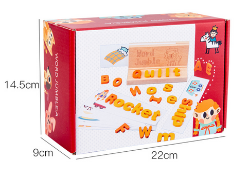 Wood Word Jumble Kit