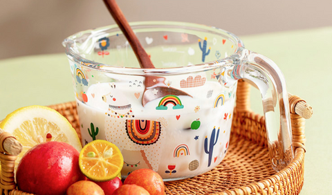 Cartoon Glass Measuring Cup