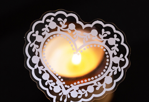 White Ink PET Stickers
