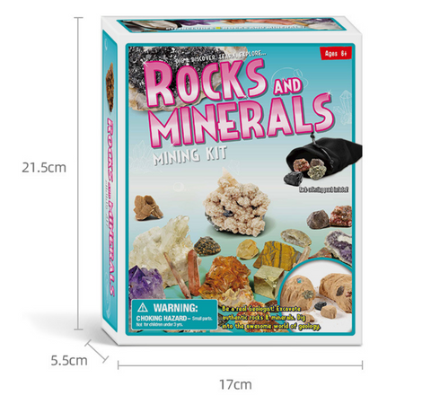 Rocks and Minerals Mining Kit