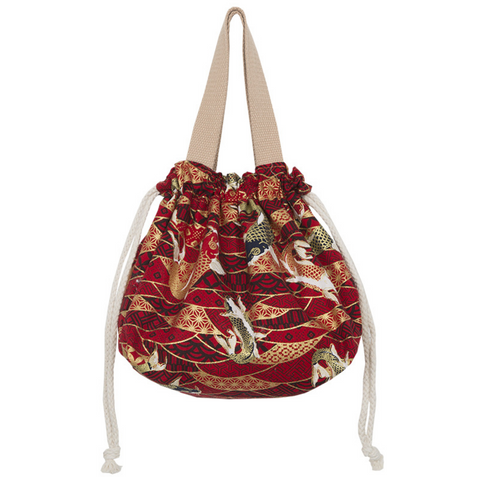 Drawstring Canvas Tote