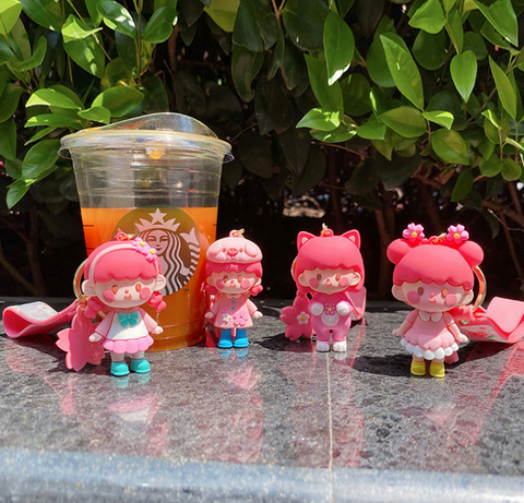 Sakura Girl Keychain