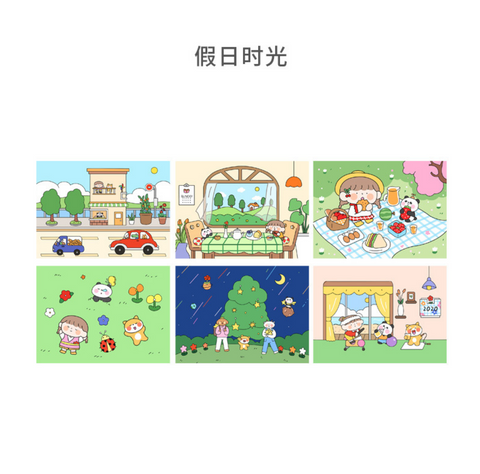 Cartoon Movie Postcards