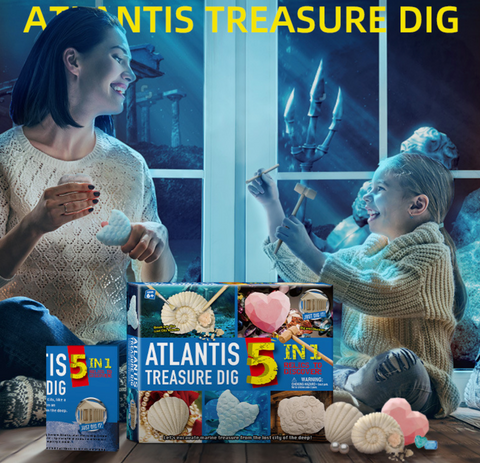 5 in 1 Atlantis Treasure Dig Kit