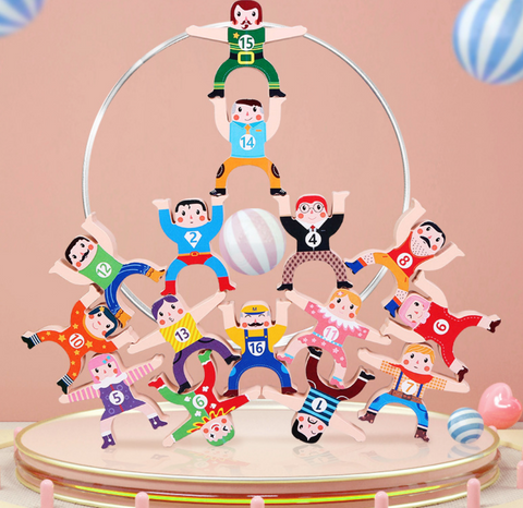 Wooden Balancing Jugglers