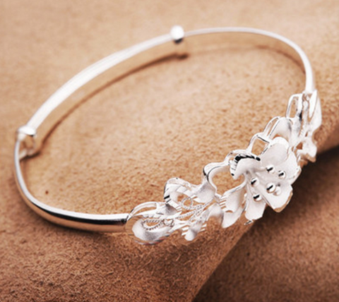 White Peony Bracelet