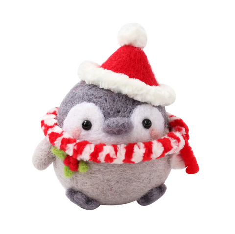 Chibi Penguin Needle Felt Set