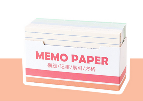 Memo Paper Cards