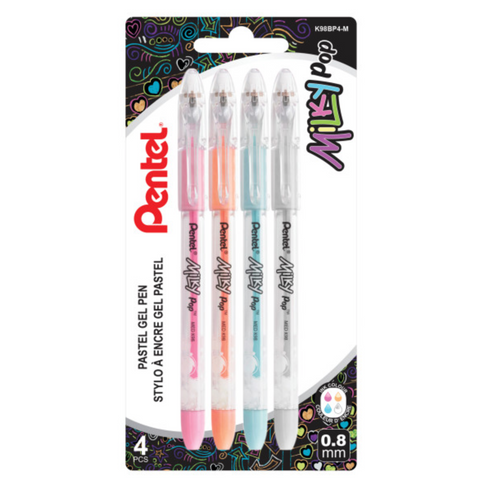 Milky Pop Gel 0.8MM Pastel 4PC