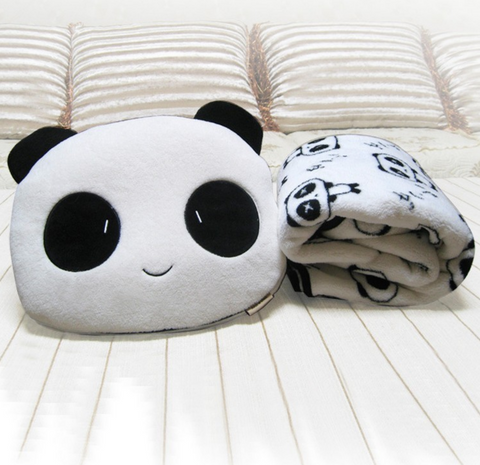 Panda Cushion blanket