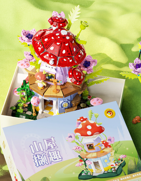 Mushroom House Building Block