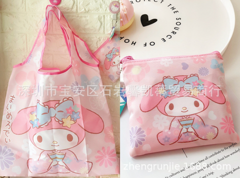 Sanrio Compact Zipper Shopping Bag