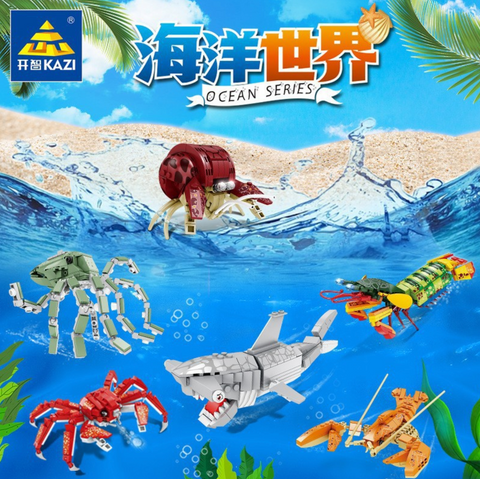 Kaizhi Sea Animals Series Building Blocks Ocean 1