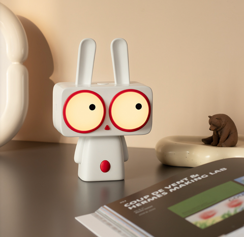 Thinking Square Rabbit Nightlight