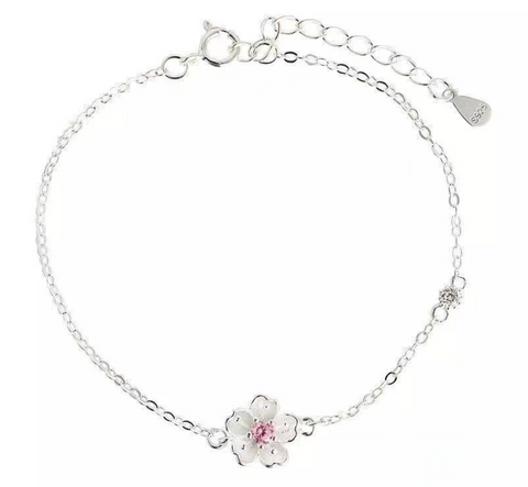 Flower Sakura Bracelet 19cm