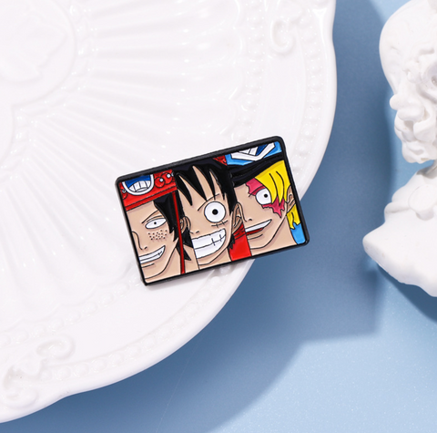 One Piece Luffy Ace Pin